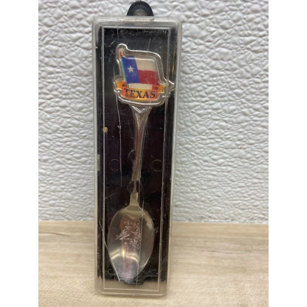 Vintage Texas Flag Souvenir Spoon